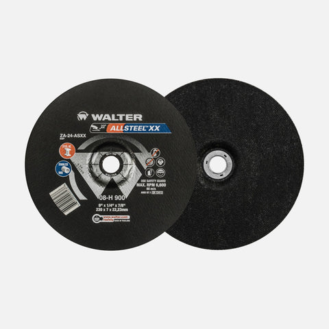 9" x 1/4" x 7/8" HP XX Grinding Wheel, Type 27, ZA-24