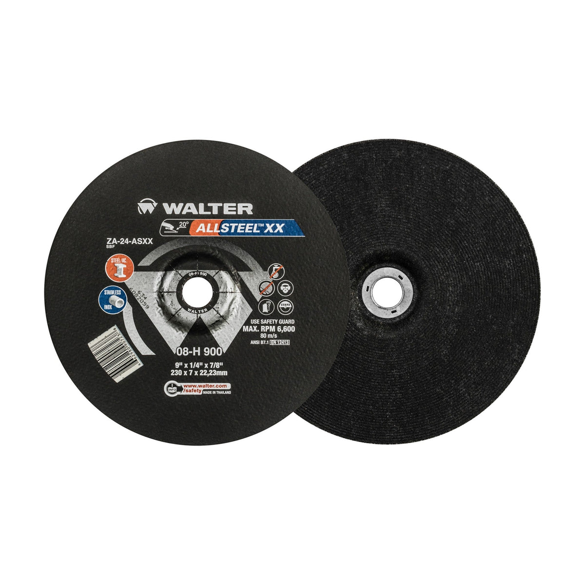 Walter HP XX 9 inch grinding wheel, part 08H900