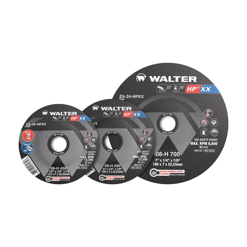 9" x 1/4" x 5/8"-11 HP XX Hubbed Grinding Wheel, Type 27S
