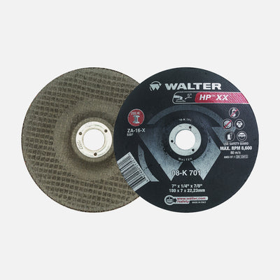 Walter HP XX 7 inch grinding wheel, part 08K701
