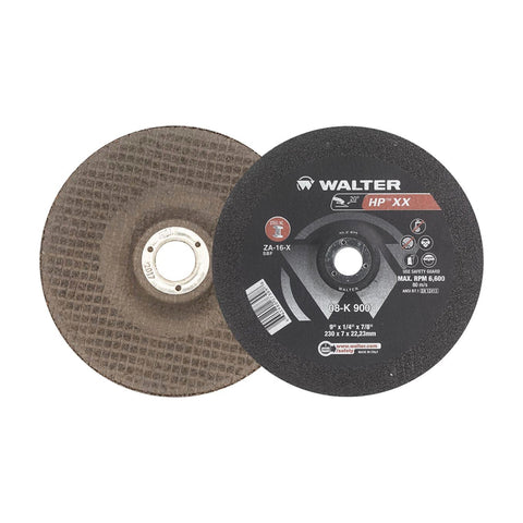 9" x 1/4" x 7/8" HP XX Grinding Wheel, Type 27, A-16