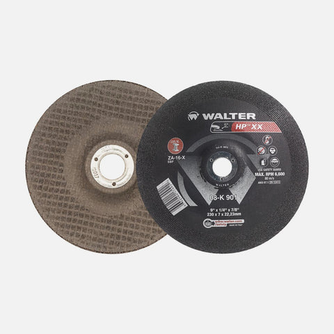 9" x 1/4" x 5/8"-11 HP XX Saucer Grinding Wheel, Type 28