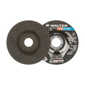 Walter 4-1/2 inch x 5/32 inch x 7/8 inch PIPEFITTER Grinding Wheel, Type 27, part 08N454