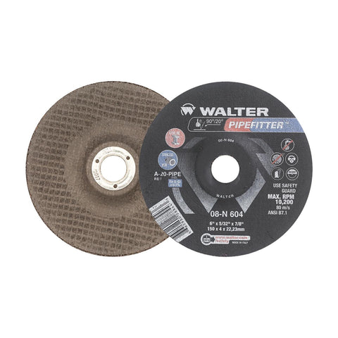 6" x 5/32" x 7/8" PIPEFITTER Grinding Wheel, Type 27