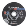 Walter 7 inch x 1/8 inch x 7/8 inch PIPEFITTER Grinding Wheel, Type 27, part 08N702