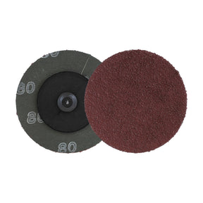 Walter 2" x 1/4" SPINLOCK Aluminum Oxide Resin Fibre Disc, 80 Grit