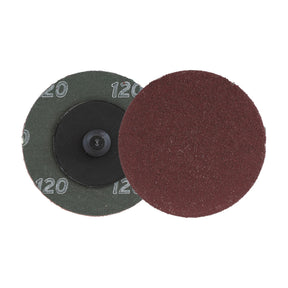 Walter 2" x 1/4" SPINLOCK Aluminum Oxide Resin Fibre Disc, 120 Grit