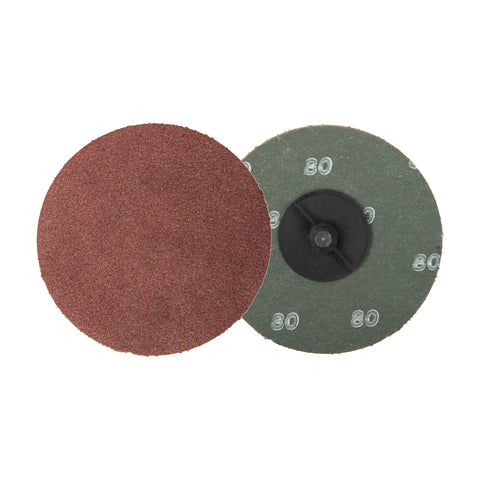 3" x 1/4" SPINLOCK Aluminum Oxide Resin Fibre Disc, 80 Grit