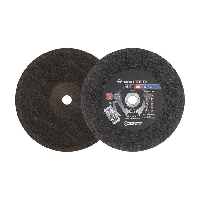 Walter 12 inch x 1/8 inch x 1 inch RIPCUT II Cut-Off Wheel, part 10A123