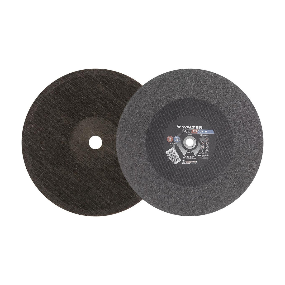 Walter 20 inch x 3/16 inch x 1 inch RIPCUT II Cut-Off Wheel, part 10A203