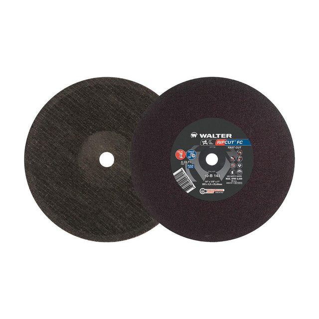 Walter 14 inch x 1/8 inch x 1 inch RIPCUT Cut-Off Wheel, part 10B143