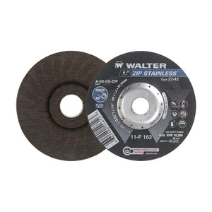 Walter 6 inch x 3/64 inch x 7/8 inch ZIP STAINLESS Cut-Off Wheel, Type 27, part 11F162
