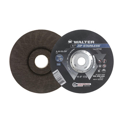 Walter 7 inch x 1/16 inch x 7/8 inch ZIP STAINLESS Cut-Off Wheel, Type 27, part 11F172