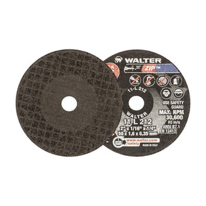 Walter 2 inch x 1/16 inch x 1/4 inch ZIP Cut-Off Wheel, Type 1, part 11L212