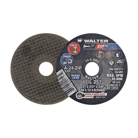 2" x 1/2" x 3/8" ZIP Cut-Off Wheel, Type 1