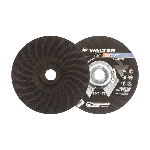 Walter 7 inch x 1/16 inch x 7/8 inch ZIPCUT Cut-Off Wheel, Type 27, part 11T172
