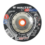 4-1/2" x 3/64" x 5/8"-11 ZIPCUT Cut-Off Wheel, Type 27S Spin-On
