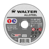 4-1/2" x 3/64" x 7/8" ALLSTEEL Cut-Off Wheel, Type 1