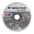 Walter 5 inch x 3/64 inch x 7/8 inch ALLSTEEL Cut-Off Wheel, Type 1, part 11W052