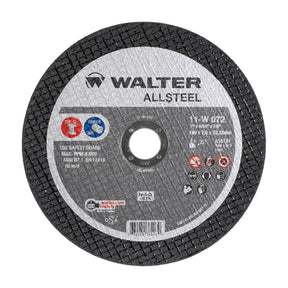 Walter 7 inch x 5/64 inch x 7/8 inch ALLSTEEL Cut-Off Wheel, Type 1, part 11W072