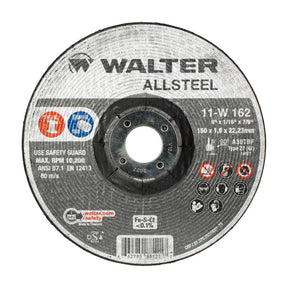 Walter 6 inch x 1/16 inch x 7/8 inch ALLSTEEL Cut-Off Wheel, Type 27, part 11W162