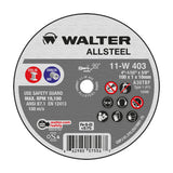 4" x 1/32" x 3/8" ALLSTEEL Cut-Off Wheel, Type 1