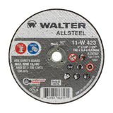 4" x 1/8" x 3/8" ALLSTEEL Cut-Off Wheel, Type 1