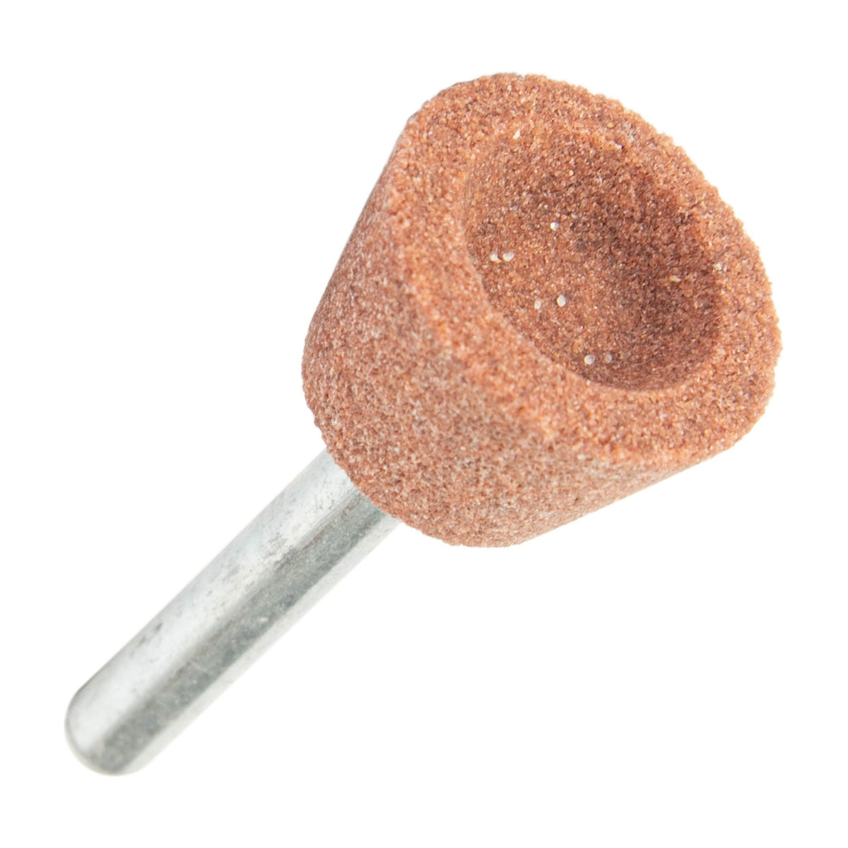 Walter 1 inch x 5/8 inch A-32 Mounted Point, A-60 for Tough Steel, 1/4 inch Shank, part 12D091