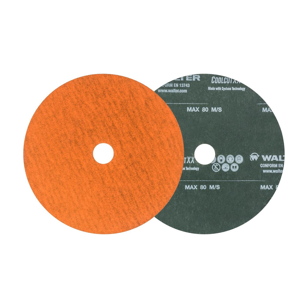 Walter 5" x 7/8" COOLCUT XX Sanding Disc, 50 Grit (Bulk Box of 50)