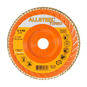 Walter ALLSTEEL TURBO 6 inch flap disc, part 15Y608