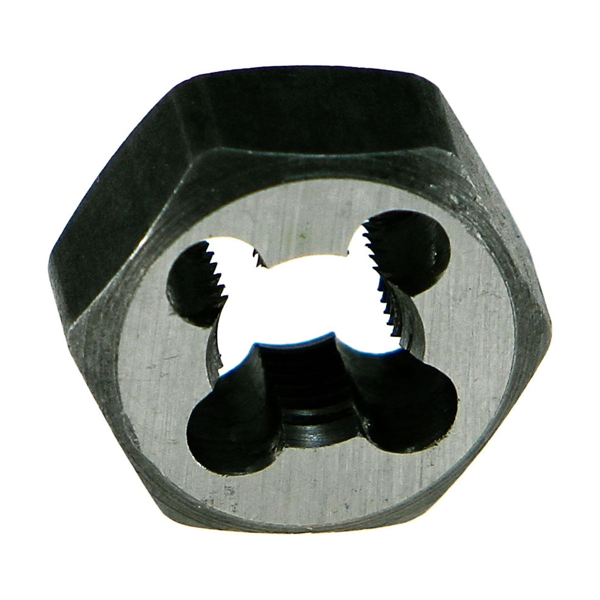 Drillco 10 Piece Hex Rethreading Die Set, NF, 1/4 inch to 1 inch, Carbon Steel, part 3350CF10