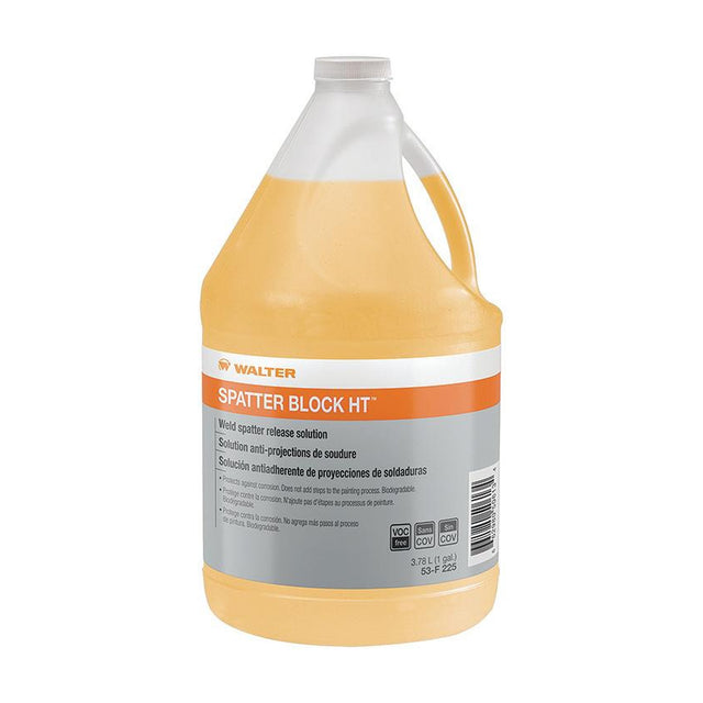 Walter SPATTER BLOCK HT High-Temperature Anti-Spatter Solution, 3.78 L (1 gal) Jug, part 53F225