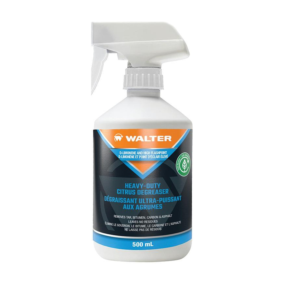Walter Heavy-Duty Citrus Degreaser, Asphalt and Tar Remover, 500 mL (16.9 oz) Sprayer Bottle, part 53G533