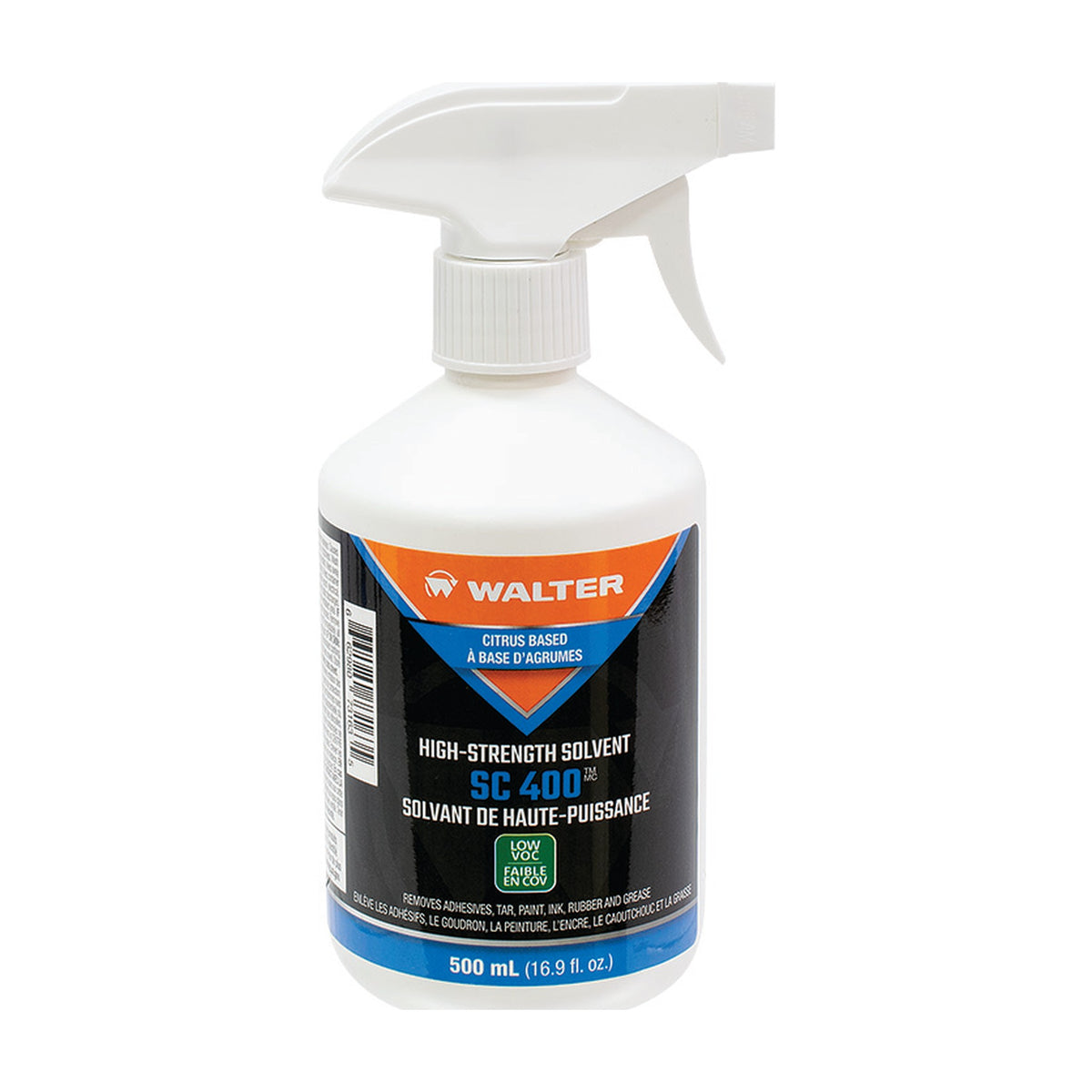 Walter SC 400 LOW VOC High-Strength Solvent, 500 mL (16.9 oz) Sprayer Bottle, part 53G653