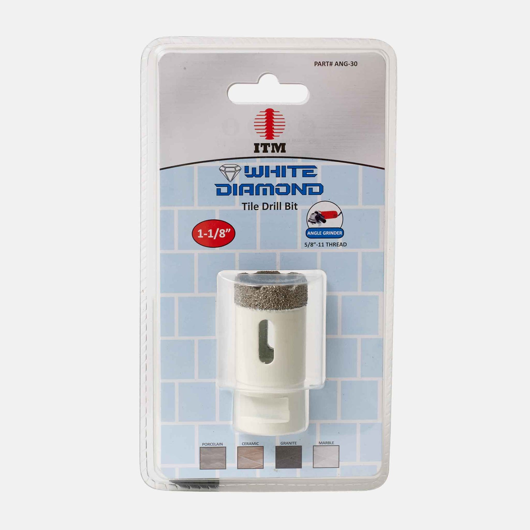 1-3/8" x 2-3/8" Diamond Segment Bit - 5/8"-11 Thread