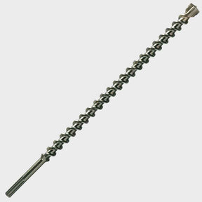 Industrial SDS-MAX rotary hammer drill, carbide tip, polished heat-treated body, fast drilling speeds