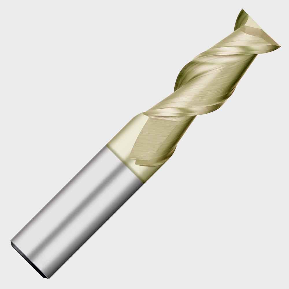 1/8" x 2-1/4" 2-Flute Squared Al End Mill