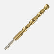 ITM 3/8" titanium (TiN) jobber drill bit with 1/4" hex impact shank