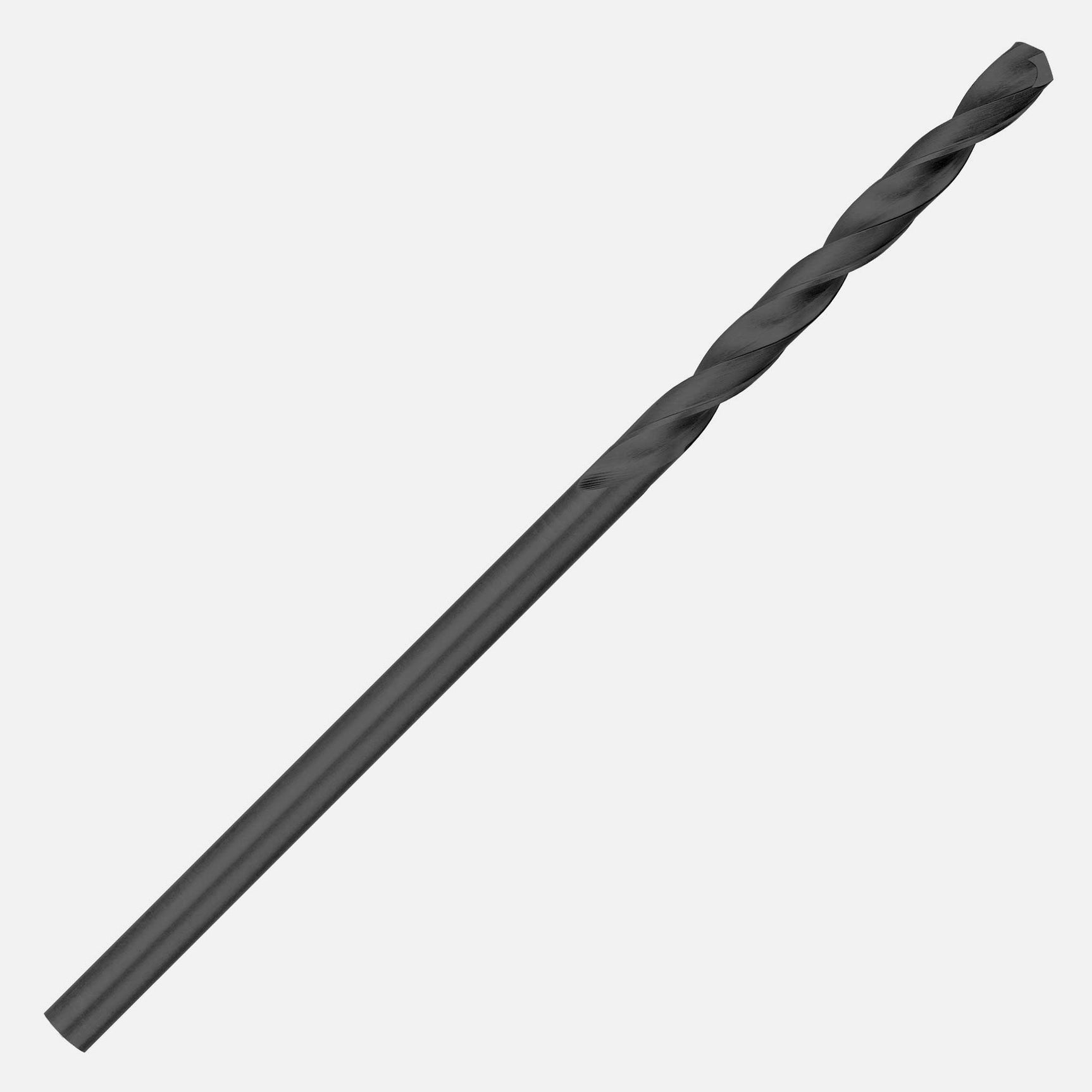 Brocas para aeronaves de 7/32" y 135° de alta resistencia y 6" de color negro (paquete de 144)